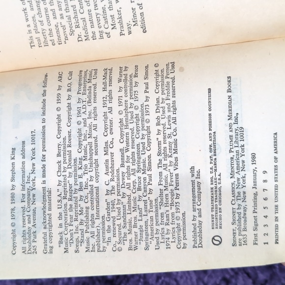 Vintage Steven King Paperback lot - Cujo - IT - Firestarter - Stand - Girl Who - Picture 6 of 10